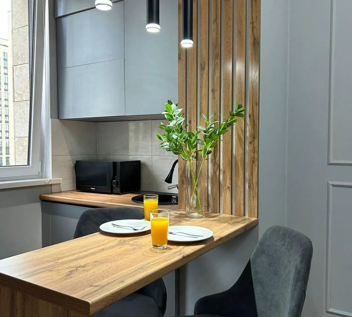 2 Room Apartment Жк Комфорт Сити, 88 Кв Almaty